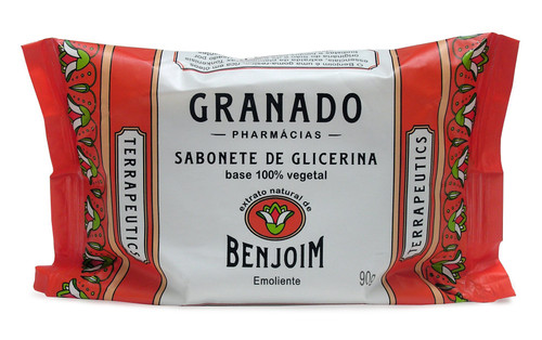 Linha Terrapeutics Granado - Sabonete em Barra Benjoim 90 Gr - (Granado Terrapeutics Collection - Benzoin Bar Soap Net 3.2 Oz)