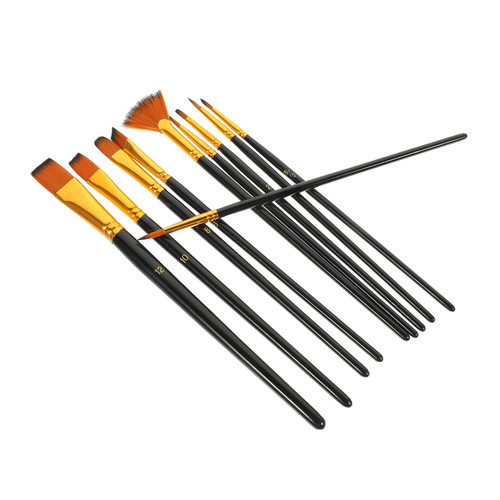 TEHAUX 10pcs Watercolor Brush Fan Brush Canyas Paint Brush Art Paint Brushes Artist Paint Brushes Fine Detail Paint Brush Students Paint Brush Miniature Wooden Oil Paint Brush Student Use TEHAUX 10pcs Watercolor Brush Fan Brush Canyas Paint Brush Art Paint Brushes Artist Paint Brushes Fine Detail Paint Brush Students Paint Brush Miniature Wooden Oil Paint Brush Student Use
