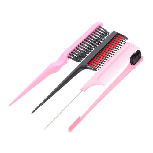Balacoo 1 Set hair comb detangling comb rat tail combs hair dye kit grooming teasing brush hair color brush combs for women hair dye tools Hair Salon Tools hair brush abs long tail