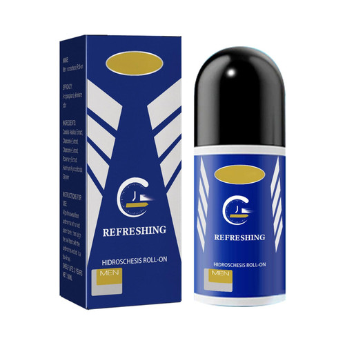 Men's Antiperspirant Roll On Balls Long Lasting Fragrance Clean Underarm Sweat And Odor Refreshing Anti Perspirant Roll On Balls 50ml Skin Glow for Face (Green, One Size)