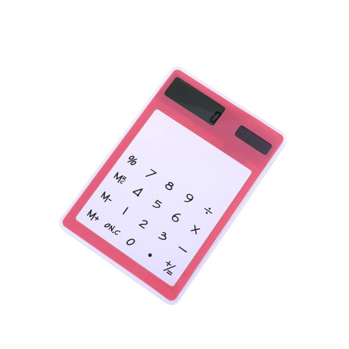 Amosfun Calculators Small Transparent Calculator Touch Screen Calculator Simple Calculator Standard Calculator Cool Calculator Portable Calculator Mini Computer Student