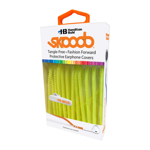 HamiltonBuhl Skooob Tangle Free Earbud Covers - Yellow