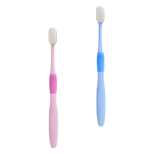 KALLORY 2pcs Soft Toothbrush Soft Handle Soft Brush for Teeth Bristles Toothbrushes Oral Care Toothbrush Teeth Cleaning Brushes Gum Care Toothbrush Couples Toothbrush Gift Pp Soft Fur Man KALLORY 2pcs Soft Toothbrush Soft Handle Soft Brush for Teeth Bristles Toothbrushes Oral Care Toothbrush Teeth Cleaning Brushes Gum Care Toothbrush Couples Toothbrush Gift Pp Soft Fur Man