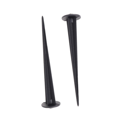 DOITOOL 2pcs Ground Spike Light Ground Stakes Plugs Lawn Stakes for Lights Solar Light Spikes Solar Light Stakes Pathway Stakes Light Replacement Stakes Universal Socket