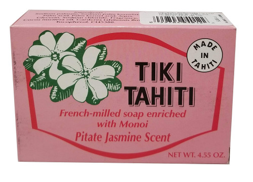 Monoi Tiare Cosmetics Soap Bar Jasmine (Pitate) 4.6 oz Bar Soap