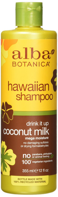 Alba Botanica Hawaiian Shampoo, Coconut Milk 12 oz