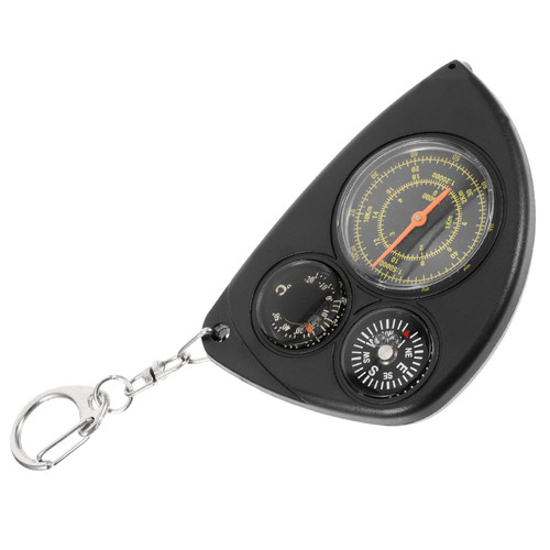 GANAZONO Compass with Buckle Camping Supply Keychain Compass Wear-Resistant Compass Outdoor Climbing Compass Mini Compass Outdoor Compass Portable Survival Compass Travel Key Ring Abs Bulk