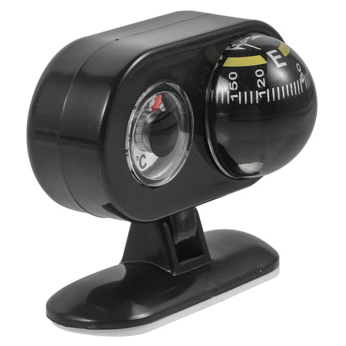 NOLITOY Guide Ball Thermometer Compass Vehicle Navigation Dash Mount Compass Navigation Direction Compass Car Mount Compass Dashcams for Cars Compass for Dash Mount Tool Dashboard Plastic