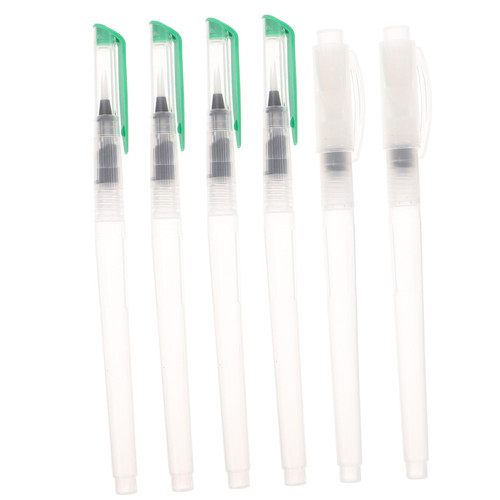 SEWACC 6pcs Watercolor Brush Colored Ink Pens Color Ink Pens Kid Paint Brushes Calligraphy Brush Pen Water Color Pen Brush Kids Markers Painting Accessory Student Paintbrushes White Child SEWACC 6pcs Watercolor Brush Colored Ink Pens Color Ink Pens Kid Paint Brushes Calligraphy Brush Pen Water Color Pen Brush Kids Markers Painting Accessory Student Paintbrushes White Child