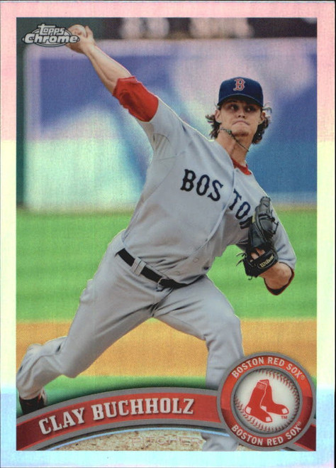 2011 Topps Chrome Refractors #116 Clay Buchholz MLB Baseball Trading Card