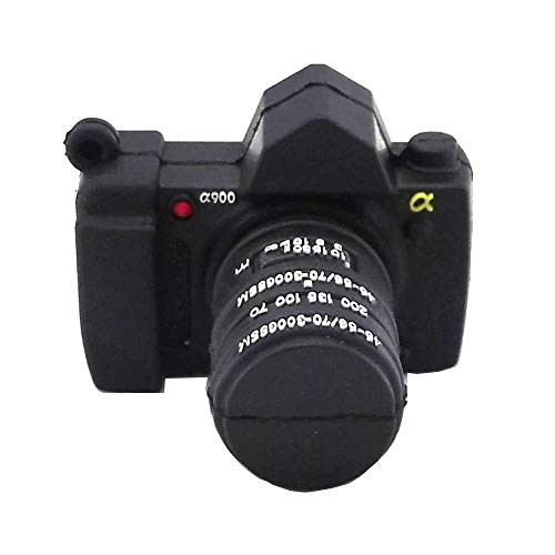Aneew Black Pendrive 32GB U Disk Camera 3D Shape USB Flash Drive Memory