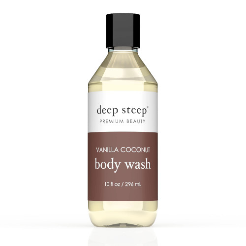 Deep Steep Body Wash 10oz (Vanilla Coconut, 10 oz)