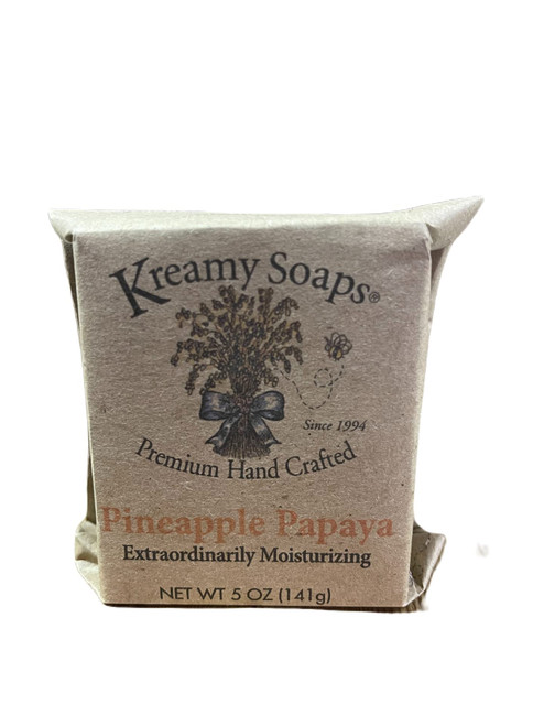 Kreamy Soaps Premium Hand Crafted Pineapple Papaya