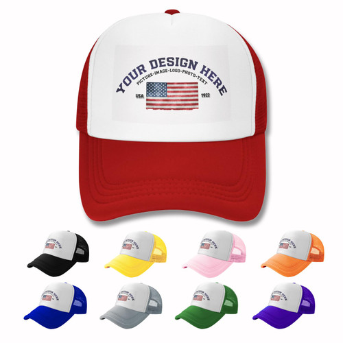 Wholesale Price Custom Hats for Men and Women Personalized Trucker Hats Baseball Cap Design Your Own Picture/Text/Logo