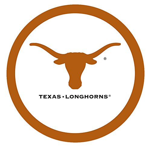 Mayflower Distributing Company 12 Count University of Texas Paper Plates, 7", Multicolor