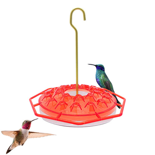 Hummingbird Feeders for Outdoors Hanging, Leak Proof Hummingbird Feeder Built-in Moat with 25 Feeding Ports 12 oz Capacity can Feed More Hummingbirds, Easy to Clean, Fill and Install (1) Hummingbird Feeders for Outdoors Hanging, Leak Proof Hummingbird Feeder Built-in Moat with 25 Feeding Ports 12 oz Capacity can Feed More Hummingbirds, Easy to Clean, Fill and Install (1)