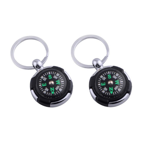 ARFUKA Compass Hiking Backpacking Compass Pocket Compass Tire Shape Mini Camping Compass wwith Keychain for Hiking Camping Hunting Outdoor Military Navigation Tool Pack of 2 ARFUKA Compass Hiking Backpacking Compass Pocket Compass Tire Shape Mini Camping Compass wwith Keychain for Hiking Camping Hunting Outdoor Military Navigation Tool Pack of 2