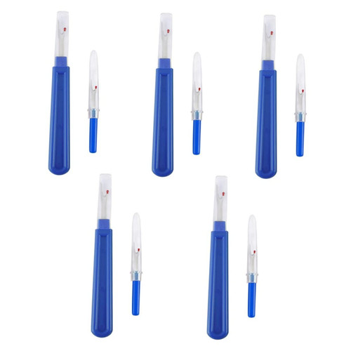 TEHAUX 10pcs Seam Ripper Stitches Remover Tool Sewing Scissors Clippers Professional Sewing Scissors Seam Ripper Tool Seam Opener Seam Remover Puller Sewing Kit with Cover Quantity