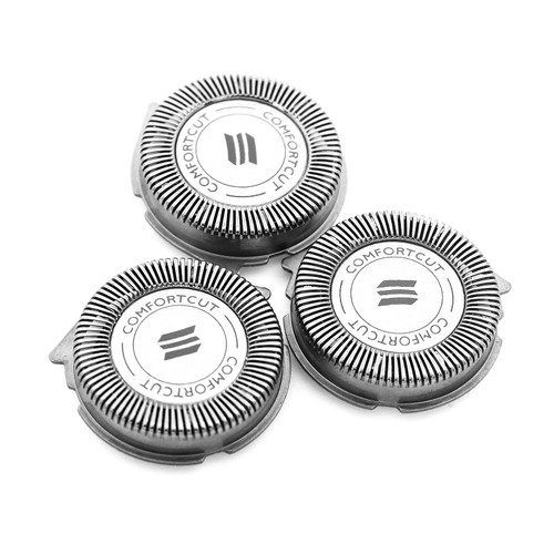 3 Pack SH30 Replacement Heads for Philips Norelco Shaver Series 3000, 2000, 1000 and S738 with Durable Sharp Blade, Comfortcut SH30 Shaving Heads, Razor Blades for S1560, SH30 Philips Head
