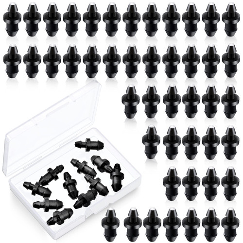 Drip Irrigation Plugs 1/4 Inch Drip Plugs Irrigation Tubing Plug Drip Irrigation Kit for Home Garden Lawn Pipe Irrigation System (200 Pieces)