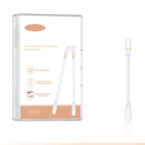 20 Pcs Cotton Makeup Remover Swabs?Cotton Swab Contains Makeup Remover,Cotton Swabs Sticks for Eye/Lip/Eyebrow/Eyelash Makeup Correctors Removing Swabs.?#01?