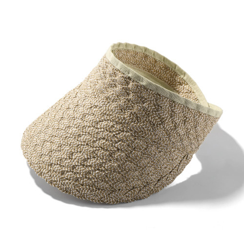 yliss Women Straw Hat Sun Visor Hat Wide Brim Straw Beach Cap Roll Up Ponytail Summer UV Protection Hat Travel Foldable (Beige) yliss Women Straw Hat Sun Visor Hat Wide Brim Straw Beach Cap Roll Up Ponytail Summer UV Protection Hat Travel Foldable (Beige)