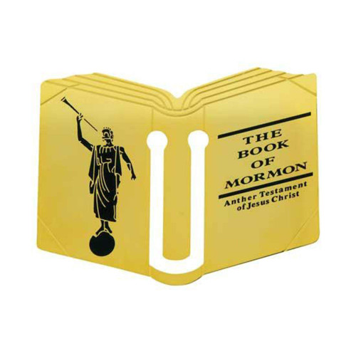 C16 Bookmark Book of 24kt Gold Plate Mormon One Moment In Time LDS CTR