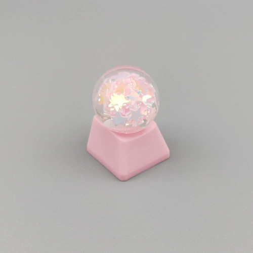 YupYay Crystal Ball Keycap Esc keycaps DIY Personality Custom Keycap Replacement Bottom Keycaps Gift for Cherry Mx Switch