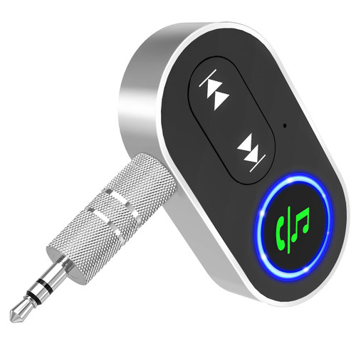 Bluetooth AUX Receiver for Car, SDNCIE Bluetooth 5.1 Active Noise Cancelling Wireless Audio Receiver for Car Stereo/Home Speaker/Wired Headphone/Music/Hands-Free Calling, 16H Battery Life/Dual Connect Bluetooth AUX Receiver for Car, SDNCIE Bluetooth 5.1 Active Noise Cancelling Wireless Audio Receiver for Car Stereo/Home Speaker/Wired Headphone/Music/Hands-Free Calling, 16H Battery Life/Dual Connect
