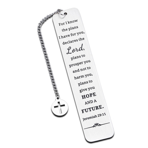 Bible Verse Bookmarks for Women Men First Communion Gift for Teen Boys Girls Stocking Stuffers for Him Her Christian Christmas Birthday Gift for Son Daughter Religious Gift for Women Faith Believer