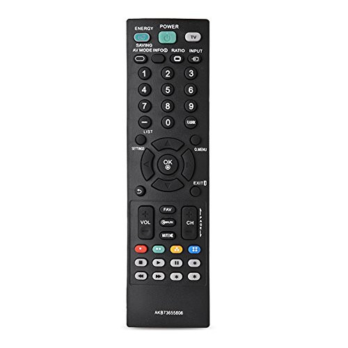 V BESTLIFE HD TV Remote Control Replacement for LG LCD/LED TV AKB73655806 Smart Digital Television Audio Voice Remote Controller, Black