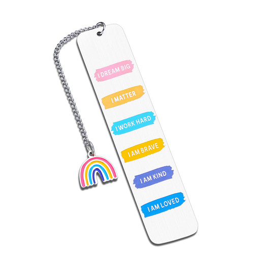 Stocking Stuffers for Teen Girl Boy Gifts Inspirational Affirmation Bookmark Kids Christmas Gifts for Daughter Son Teenage Girls Boy from Mom Birthday End of Year Easter Valentines Day Gifts for Teens
