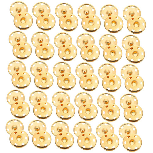 TEHAUX 50pcs Hidden Buckle Sew on Snap Fasteners Snap Fastener Kit Clothing Snap Fasteners Leather Snap Fasteners Clothing Snap Button Snap Buttons Sewing Snaps Alloy Suite Women's Dress
