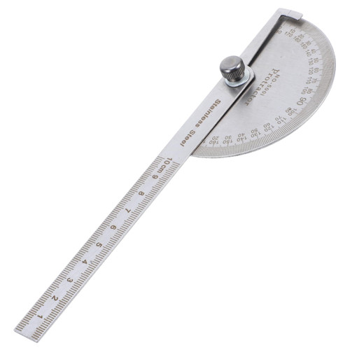 DOITOOL 180 Digital Angle Finder Ruler Math Protractor Angle Finder Protractor Square Head Angle Protractor Digital Protractor Angle Gauge Metal Protractor Stainless Steel Angle Ruler