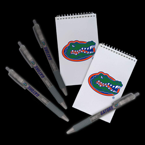 Greeting Pen Florida Gators Gift Set - 2 Pocket Notebooks and 4 Translucent Pens (2626)