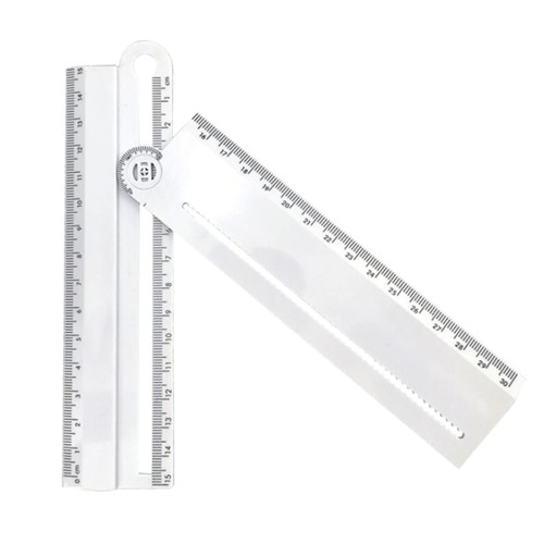 Uonlytech 1pc Rotating Ruler Siding Angle Finder Angle Finder Tool Angle Protractor Drawing Ruler Protractor Angle Finder Painting Measure Ruler Straight Ruler Combination Rotatable