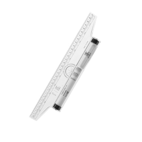NAMOARLY Parallel Roller Ruler Rolling Ruler Calligraphy Frame Hanger Tool Woodworking line Ruler Cloth Measuring Ruler Alignment Ruler Tools Tape Measure Plastic Multifunction Student