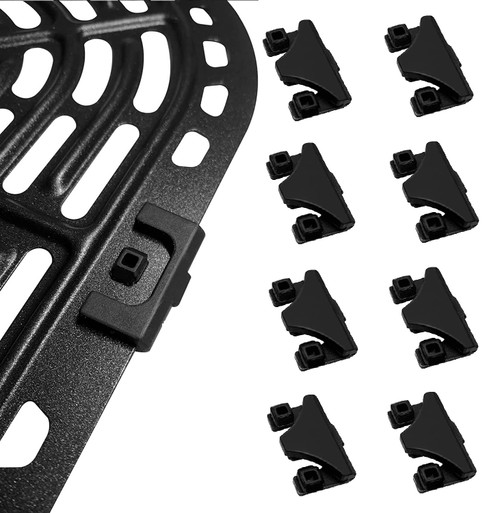 8PCS Air Fryer Rubber Feet for Instants Vortex Cosori Air Fryer Tray, Professional Air Fryer Rubber Bumper Replacement Parts, Rubber Tabs, Rubber Tips for Instants Air Fryers