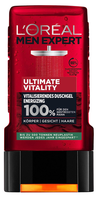 L'Oreal Paris Men Expert Ultimate Vitality Shower Gel ( 250 ml / 8.4 fl oz )