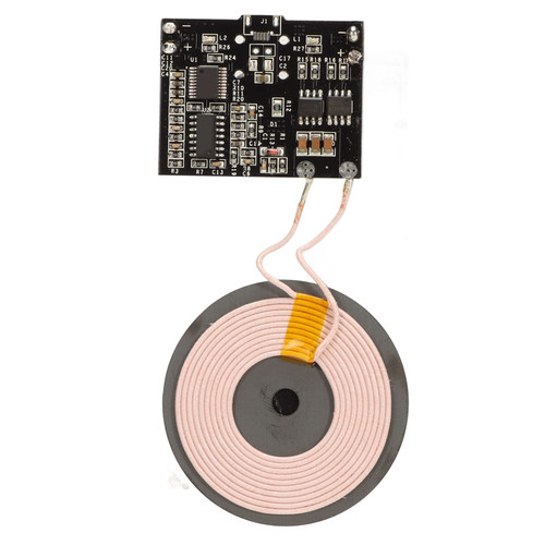 Qi Standard Wireless Charger, DIY Wireless Charging Coil Receiver Module, PCB Circuit Board 5V 5W Qi Fast Wireless Charging Micro USB Port, Over Current Over Temperature Qi Standard Wireless Charger, DIY Wireless Charging Coil Receiver Module, PCB Circuit Board 5V 5W Qi Fast Wireless Charging Micro USB Port, Over Current Over Temperature