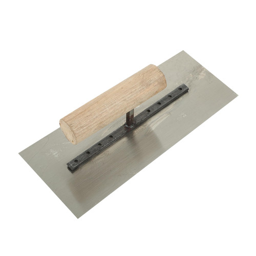 RUNROTOO productivity tools Iron trowel Mason tool tool hand squeegee drywall trowel Finishing Trowel restorer tool Spatula plaster floor flat blade small iron scraper Wooden