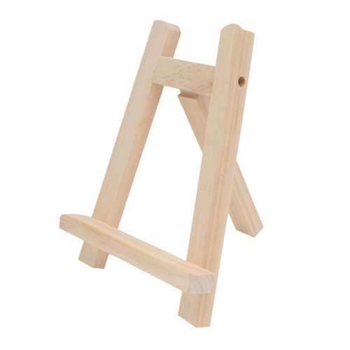 STOBOK 1pc Kids Easels Painting Triangle Easeleasel Easel for Painting A Frame Easel Tabletop Easel Stand Picture Frame Stand Photo Painting Triangle Easel Wooden Office Notes Bamboo