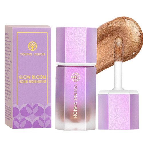 Glitter Liquid Highlighter-Liquid Highlighter Natural Glow For Face and Body,Silky- Smooth Light Liquid Luminizer,Long Lasting Shimmer highlighter,Beauty Glow Highlight Stick Glitter Liquid Highlighter-Liquid Highlighter Natural Glow For Face and Body,Silky- Smooth Light Liquid Luminizer,Long Lasting Shimmer highlighter,Beauty Glow Highlight Stick