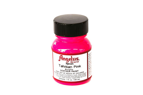 Angelus Neon Tahitiian Pink Acrylic Leather Paint