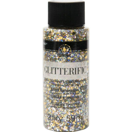 Plaid:Craft Folkart Glitterific Glitter Paint, Multicolor