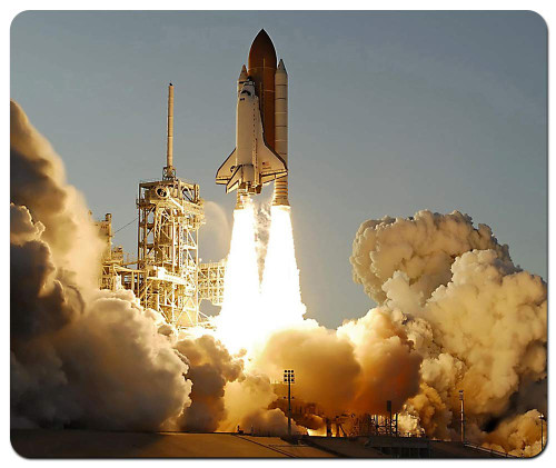 Space Shuttle Atlantis Launch NASA Large Rectangular Mousepad Mouse Pad Great Gift Idea Space Shuttle Atlantis Launch NASA Large Rectangular Mousepad Mouse Pad Great Gift Idea