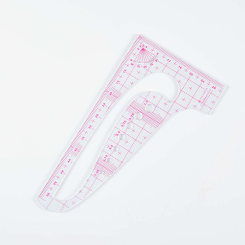 DIHAN #3524 1/4 Scale Metric Triangle Scale Ruler, Sewing Tailor Ruler Vary Form Tailor Fashion Design Ruler, Pattern Making Ruler, Tailoring Ruler, Garment Ruler, Sewing Ruler
