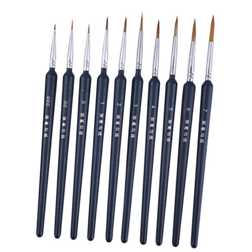 EXCEART 10pcs Set Micro Brush Water Color Brushes Fine Painting Brush Fine Detail Painting Pens Detail Paint Brush Paintbrush Detail Brush Model Painting Brushes Art Supplies Nail Wooden EXCEART 10pcs Set Micro Brush Water Color Brushes Fine Painting Brush Fine Detail Painting Pens Detail Paint Brush Paintbrush Detail Brush Model Painting Brushes Art Supplies Nail Wooden