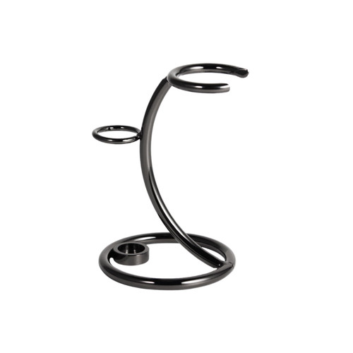 BRBASAP Safety Razor Stand Holder Razor Holder Stand Black Universal Shaving Razor and Brush Stand Safety Men's Shave Holder Kit Organizer for Brush and Razor Stand for Men