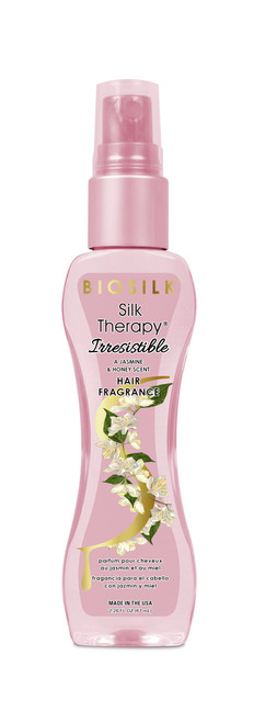 BioSilk Irresistible Collection Silk Therapy Hair Fragrance 2.26oz. Jasmine & Honey Scent, 2.26 ounces